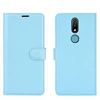 Чехол-книжка Litchie Wallet для Nokia 2.4 Blue GM, код: 6761704