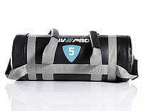 Мешок для кроссфита LiveUp Power Bag LP8120-5 (5 кг Черный Серый) TO, код: 7465022