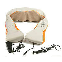 Роликовый массажер Massage Pillow для шеи, плеч и всех частей тела Бежевый (101019) UL, код: 2353107