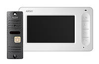 Комплект відеодомофона ARNY AVD-4005 Білий Сірий v.2 IN, код: 8332680