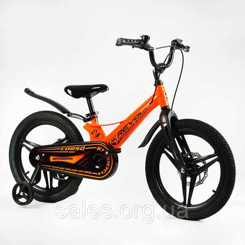 Дитячий велосипед Corso Revolt 18 Orange (138649) SC, код: 8342582