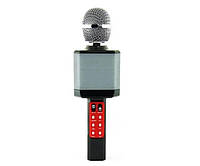 Бездротовий караоке-мікрофон із колонкою з яскравою LED-підсвіткою і функцією зміни голосу X VK, код: 7926763