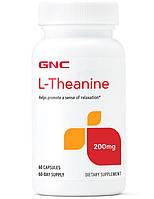 Теанин для спорта GNC L-Theanine 200 mg 60 Caps NX, код: 7719611
