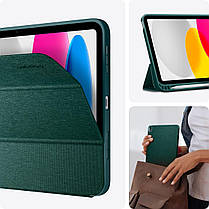 Чохол Spigen для iPad 10.9 (2022) - Urban Fit, Midnight Green (ACS05308), фото 3