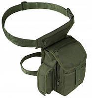 Тактическая Набедренная сумка Mil-Tec Multipack Олива 20,5x12x7,5 см 13526001 NB, код: 8446959