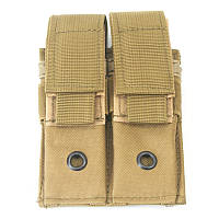 Двойной подсумок для магазинов Molle Double Mag Pouch 6000 Solve Койот 14х10 см UP, код: 8447166