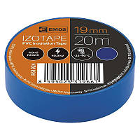 Изолента EMOS PVC 19 20 BLUE LW, код: 8327925