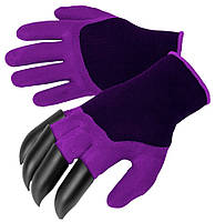 Садовые перчатки Garden gloves фиолетовые 119-8628569 IX, код: 8404913