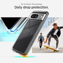 Чохол Spigen для Pixel 8 - Ultra Hybrid, Crystal Clear (ACS06278), фото 4