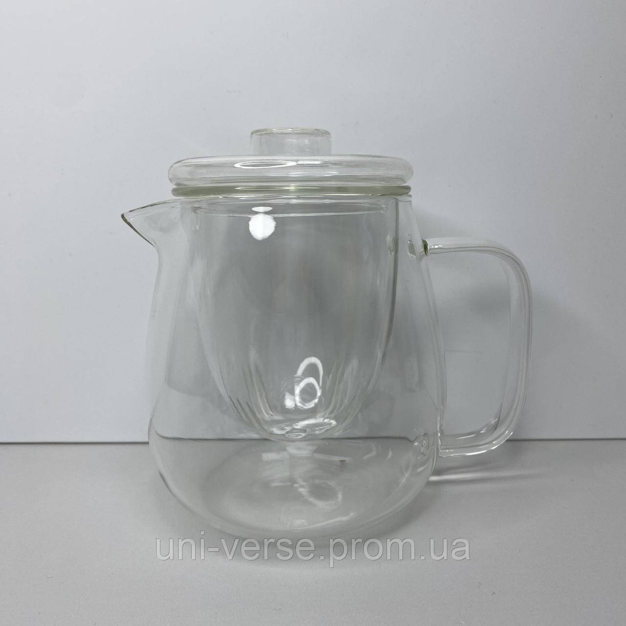 Чайник стеклянный со стеклянным ситом 600 мл Наиф Olens 34288-2 XN, код: 8325482 - фото 3 - id-p2158630370