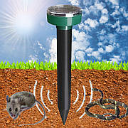 Ультразвуковий відлякувач кротів гризунів та комах Garden Pro / Садовий відлякувач на сонячній батареї