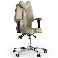 Кресло KULIK SYSTEM FLY Ткань с подголовником без строчки Кремовый (13-901-BS-MC-0501) UD, код: 1689609