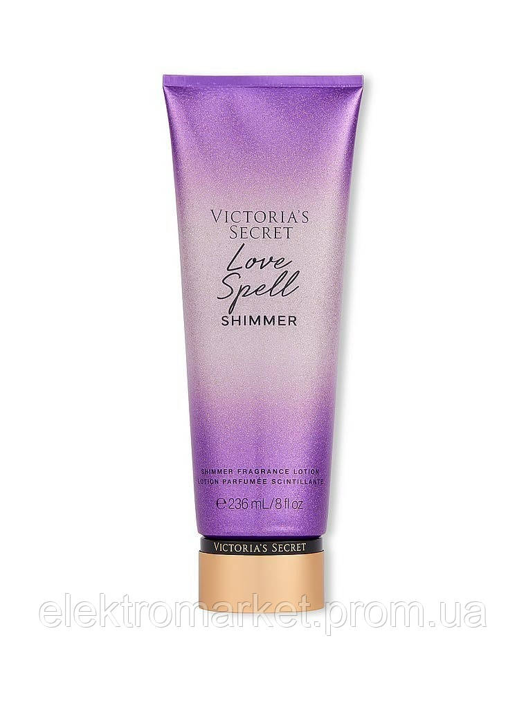 Лосьон для тела с шиммером Fragrance Lotion Love Spell Shimmer Victoria's Secret 236 мл ET, код: 8289642 - фото 1 - id-p2159860317
