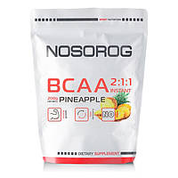 Аминокислота BCAA для спорта Nosorog Nutrition BCAA 2:1:1 200 g 36 servings Pineapple NX, код: 7778527