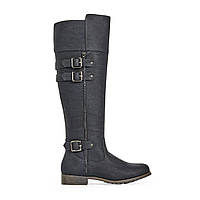 Сапоги JustFab Womens Willana Black 36 Черный (FB1514693BK) UP, код: 1700592