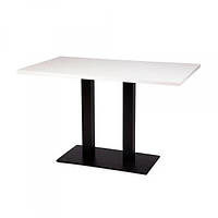 Стол барный прямоугольный SDM Роатан для кафе пластик металл 120х60 см Белый GG, код: 2728470
