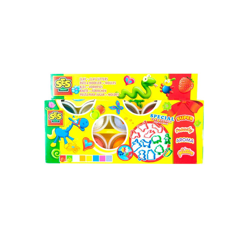 Набор игровой для лепки Праздничный 8 цветов SES Creative DD104841 DH, код: 7427897 - фото 1 - id-p2160755215