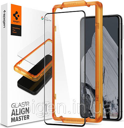 Захисне скло Spigen для Pixel 8 Pro - AlignMaster Glas.tR (1 шт), Black (AGL06354), фото 1