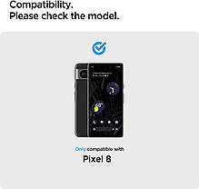 Захисне скло Spigen для Pixel 8 - AlignMaster Glas.tR (1 шт), Black (AGL06351), фото 3