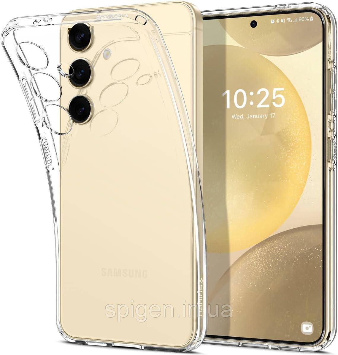Чохол Spigen для Samsung Galaxy S24 Plus - Liquid Crystal, Crystal Clear (ACS07323)