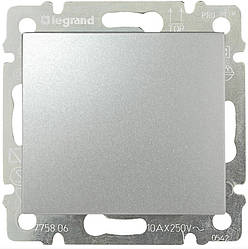 Valena Classic Вимикач 1-клавішний алюміній, Legrand, 770101