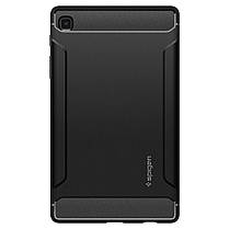 Чохол Spigen для Samsung Galaxy Tab A7 Lite — Rugged Armor, Matte Black (ACS02863), фото 3