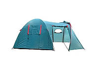Палатка четырехместная Tramp Anaconda 4 TRT-078 Green\Red PR, код: 7724596