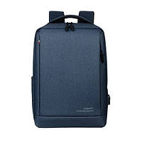 Рюкзак противоударный для ноутбука 15,6 с USB Синий ( IBN010Z ) EV, код: 2604452