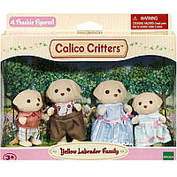 Calico Critters CC1809 Семья желтых лабрадоров Sylvanian Families