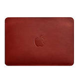 Чохол із натуральної шкіри для MacBook 13 дюйм Червоний BlankNote SP, код: 8131850, фото 4