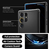 Чохол Spigen для Samsung Galaxy S24 Ultra - Rugged Armor, Matte Black (ACS07286), фото 6