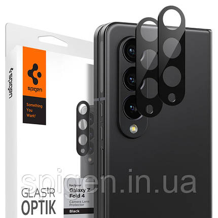 Захисне скло Spigen для камери Galaxy Z Fold 4 - Optik (2шт), Black (AGL05428), фото 1