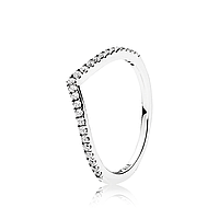 Серебряное кольцо Pandora Блестящее желание 196316CZ XN, код: 7360629