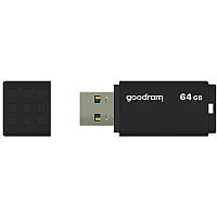 Флеш-накопитель USB3.0 64GB GOODRAM UME3 Black (UME3-0640K0R11) NB, код: 1901300