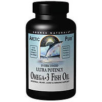 Омега 3 Source Naturals Arctic Pure Ultra Potency Omega-3 Fish Oil 850 mg 120 Softgels NX, код: 7797359
