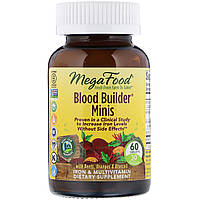 Строитель крови, Blood Builder Minis, MegaFood, 60 таблеток SB, код: 2337652