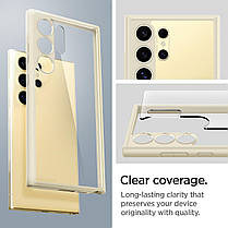 Чохол Spigen для Samsung Galaxy S24 Ultra - Ultra Hybrid, Mute Beige (ACS07415), фото 4