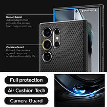 Чохол Spigen для Samsung Galaxy S24 Ultra - Liquid Air, Matte Black (ACS07287), фото 6