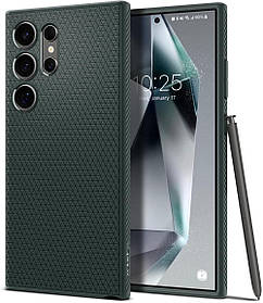 Чохол Spigen для Samsung Galaxy S24 Ultra - Liquid Air, Abyss Green (ACS07288)