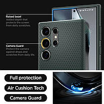 Чохол Spigen для Samsung Galaxy S24 Ultra - Liquid Air, Abyss Green (ACS07288), фото 6