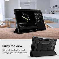 Чохол Spigen для Samsung Galaxy Tab S9 Plus (12.4") - Rugged Armor PRO, Black (ACS06539), фото 6