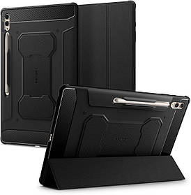 Чохол Spigen для Samsung Galaxy Tab S9 Ultra (14.6 Inch) - Rugged Armor PRO, Black (ACS06538)