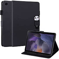 Чохол-книжка Animal Wallet Samsung Galaxy Tab A8 10.5 2021 X200 X205 Panda Чорний SC, код: 8101882