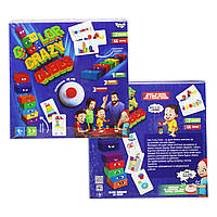 Развлекательная игра Dankotoys Color Crazy Cubes укр (CCC-02-01U) GT, код: 7289875