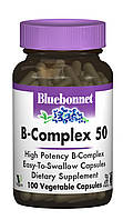 В-Комплекс 50 Bluebonnet Nutrition 100 гелевых капсул SC, код: 1844476