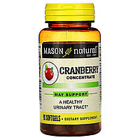 Журавлинний концентрат Cranberry Concentrate Mason Natural 90 гелевих капсул MY, код: 7423715