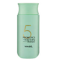 Шампунь для глубокой очистки кожи головы 5 Probiotics Scalp Scaling Shampoo Masil 150 мл BM, код: 8145684