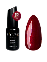 Гель-лак Edlen Color 9мл 085 малиновый с микроблеском