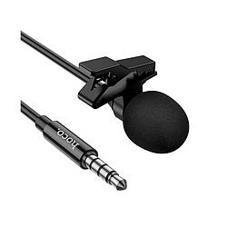 Мікрофон-петличка Hoco AUX 3.5 mm Lavalier microphone дротовий 2 м (L14)