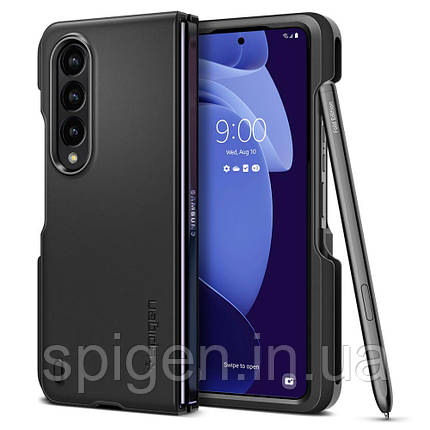 Чохол Spigen для Samsung Galaxy Z Fold 4 - Thin Fit Pen, Black (ACS05099), фото 1